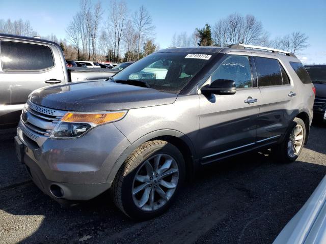 1FM5K8D80DGB11347 - 2013 FORD EXPLORER XLT GRAY photo 1