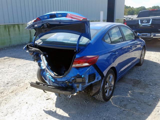 KMHD84LF0JU698309 - 2018 HYUNDAI ELANTRA SEL  photo 4