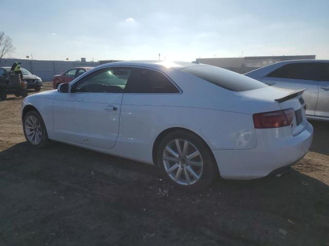 WAUCFAFR1CA001290 - 2012 AUDI A5 PREMIUM WHITE photo 2