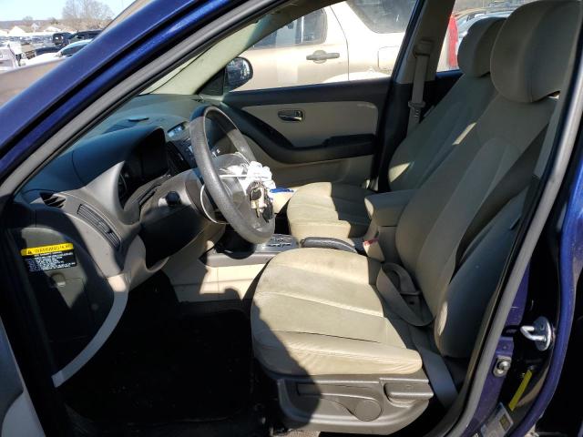 KMHDU4AD4AU103653 - 2010 HYUNDAI ELANTRA BLUE BLUE photo 7