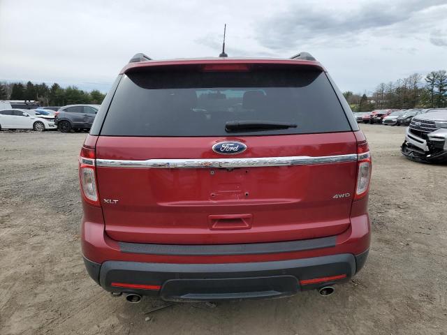 1FM5K8D80FGB28832 - 2015 FORD EXPLORER XLT BURGUNDY photo 6