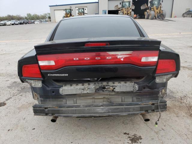 2C3CDXBGXEH368536 - 2014 DODGE CHARGER SE BLACK photo 6