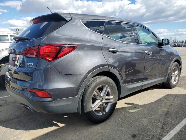 5XYZTDLB4JG544659 - 2018 HYUNDAI SANTA FE S GRAY photo 3