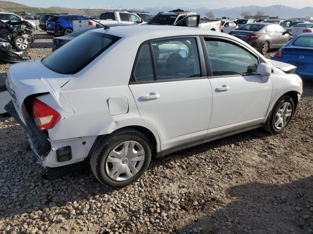 3N1BC1AP2AL364011 - 2010 NISSAN VERSA S WHITE photo 3