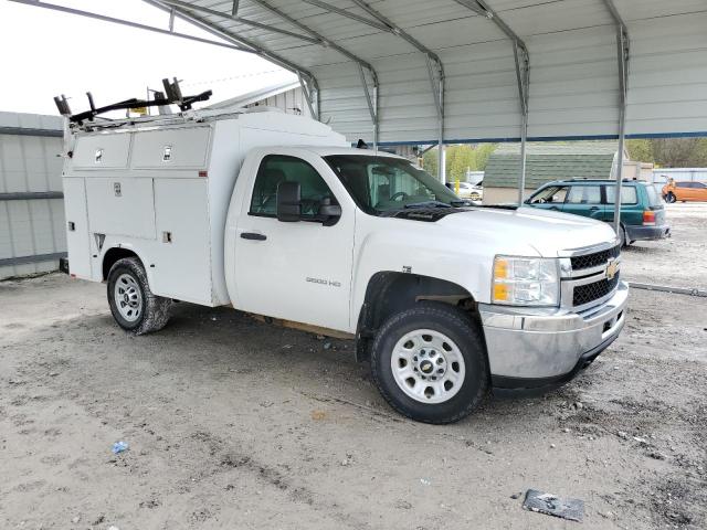 1GB3CZCGXCF198349 - 2012 CHEVROLET SILVERADO C3500 WHITE photo 4