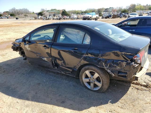 1HGFA16848L030057 - 2008 HONDA CIVIC EX BLACK photo 2