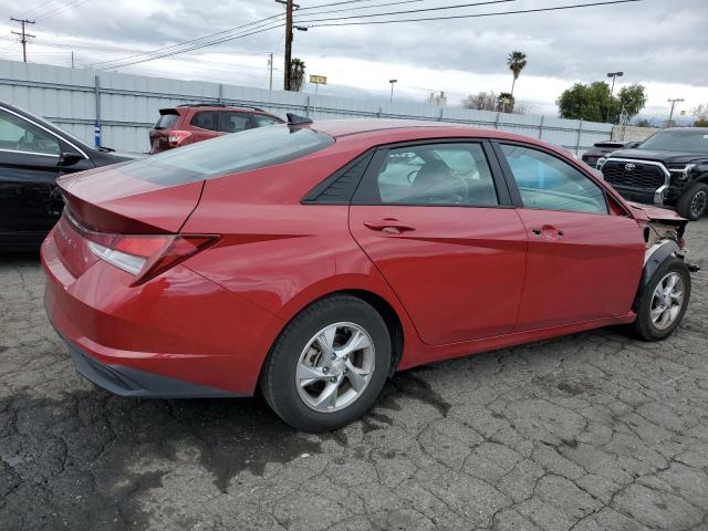 KMHLL4AG4MU138092 - 2021 HYUNDAI ELANTRA SE RED photo 3