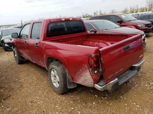 1GTDT136758243716 - 2005 GMC CANYON BURGUNDY photo 2