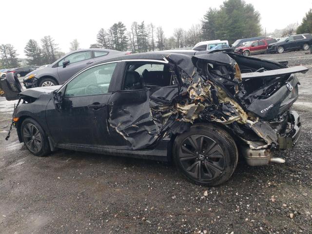 SHHFK7H76JU223451 - 2018 HONDA CIVIC EXL BLACK photo 2
