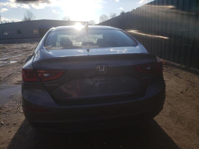 19XZE4F59KE002679 - 2019 HONDA INSIGHT EX GRAY photo 6