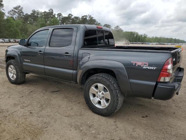 3TMJU62N09M080592 - 2009 TOYOTA TACOMA DOUBLE CAB PRERUNNER GRAY photo 2