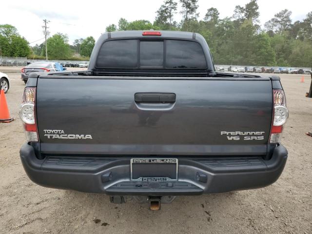 3TMJU62N09M080592 - 2009 TOYOTA TACOMA DOUBLE CAB PRERUNNER GRAY photo 6