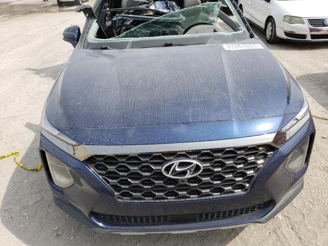 5NMS53AD6LH283862 - 2020 HYUNDAI SANTA FE LIMITED BLUE photo 5