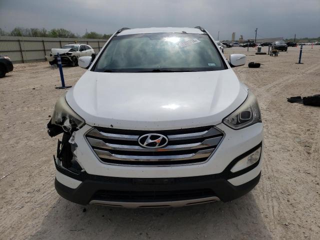 5XYZU3LA1EG172993 - 2014 HYUNDAI SANTA FE S WHITE photo 5