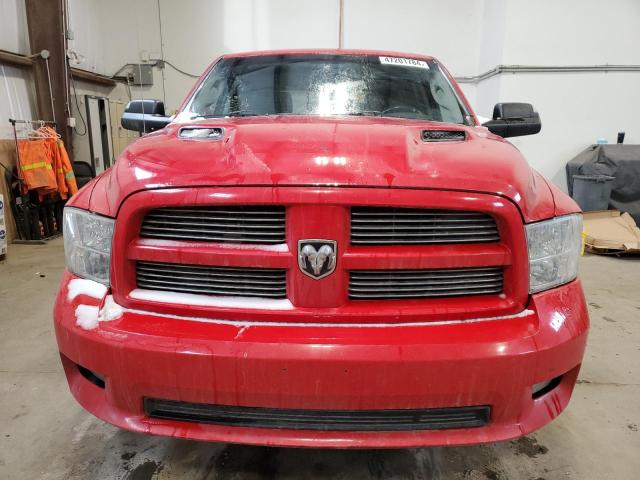 1C6RD7MT4CS336145 - 2012 DODGE RAM 1500 SPORT RED photo 5