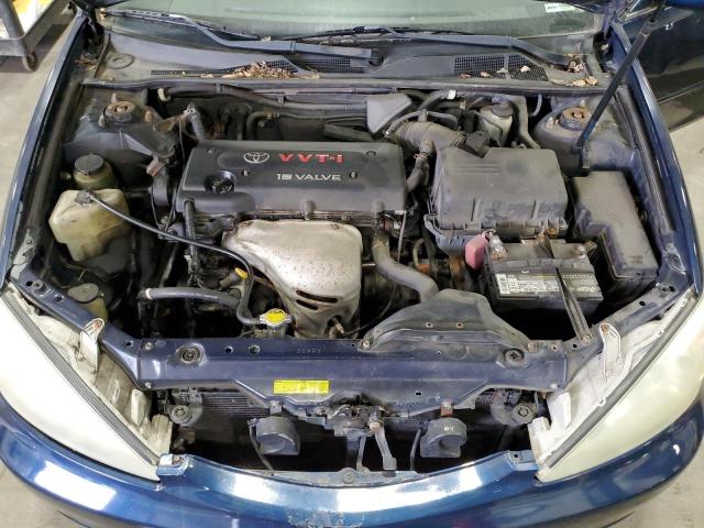 4T1BE32K03U210052 - 2003 TOYOTA CAMRY LE BLUE photo 11