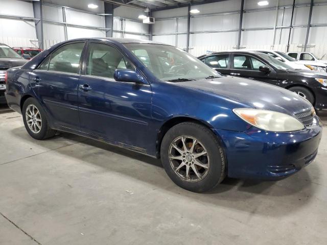 4T1BE32K03U210052 - 2003 TOYOTA CAMRY LE BLUE photo 4