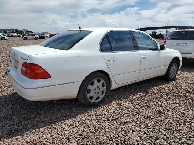 JTHBN30F410042686 - 2001 LEXUS LS 430 WHITE photo 3