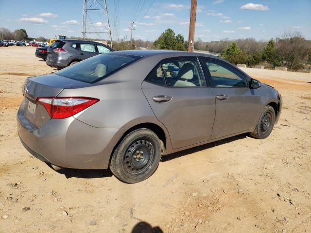 5YFBURHE8EP094286 - 2014 TOYOTA COROLLA L GRAY photo 3