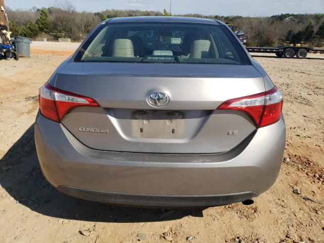 5YFBURHE8EP094286 - 2014 TOYOTA COROLLA L GRAY photo 6