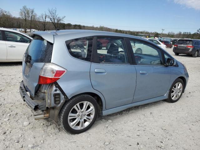 JHMGE8H54BC024364 - 2011 HONDA FIT SPORT BLUE photo 3