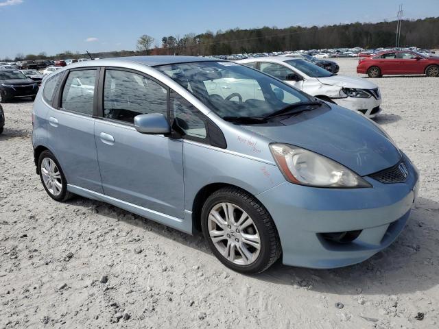 JHMGE8H54BC024364 - 2011 HONDA FIT SPORT BLUE photo 4