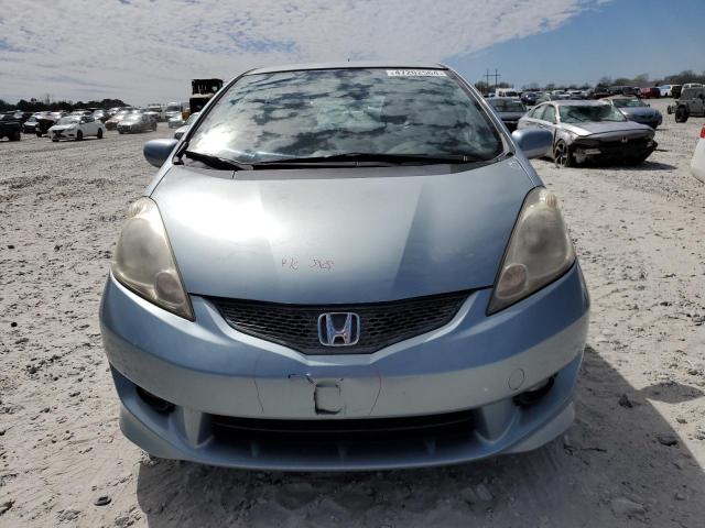 JHMGE8H54BC024364 - 2011 HONDA FIT SPORT BLUE photo 5