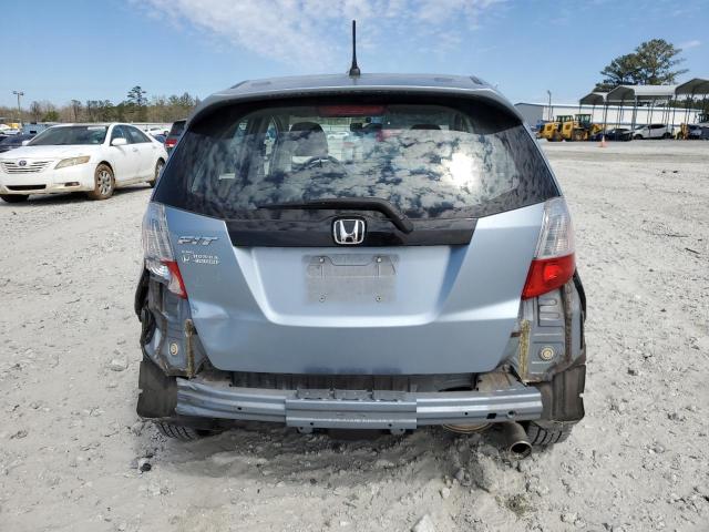 JHMGE8H54BC024364 - 2011 HONDA FIT SPORT BLUE photo 6