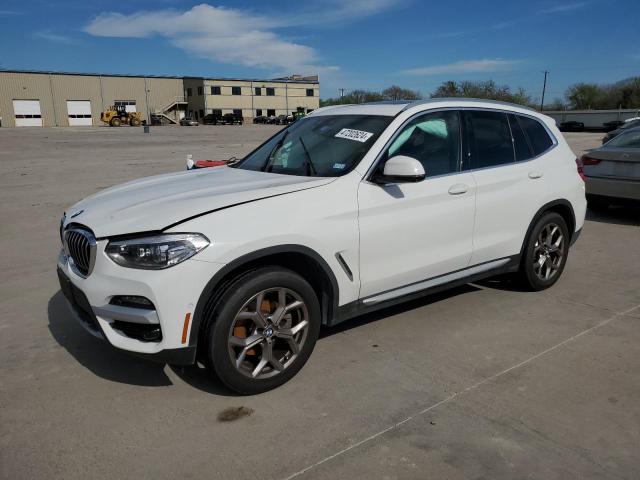 5UXTY3C09M9F07842 - 2021 BMW X3 SDRIVE30I WHITE photo 1