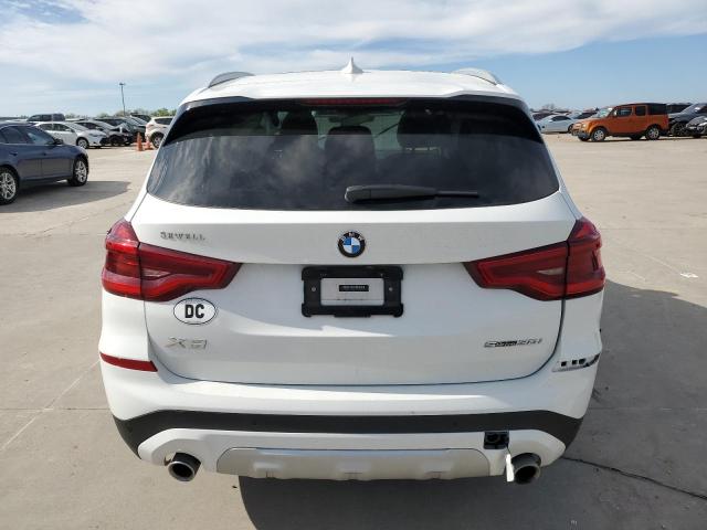 5UXTY3C09M9F07842 - 2021 BMW X3 SDRIVE30I WHITE photo 6