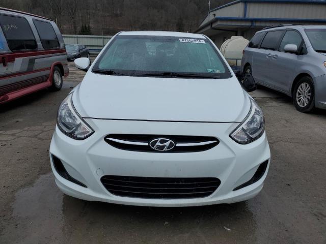 KMHCT4AE8FU847044 - 2015 HYUNDAI ACCENT GLS WHITE photo 5