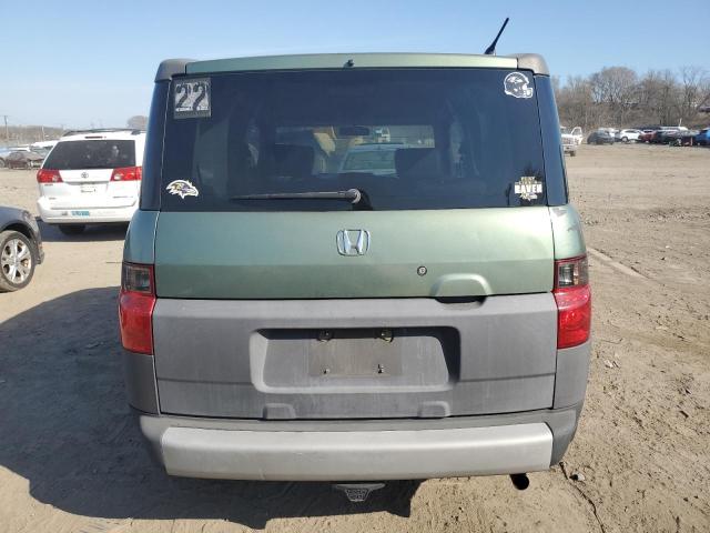 5J6YH28503L025906 - 2003 HONDA ELEMENT EX GREEN photo 6