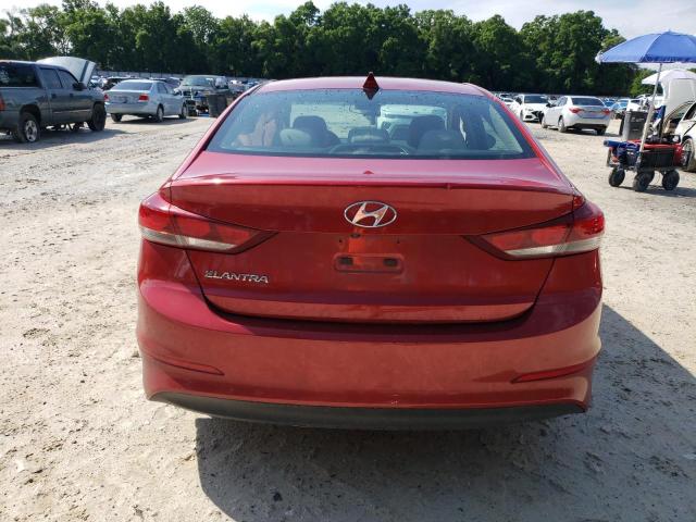 5NPD84LF6HH118330 - 2017 HYUNDAI ELANTRA SE RED photo 6