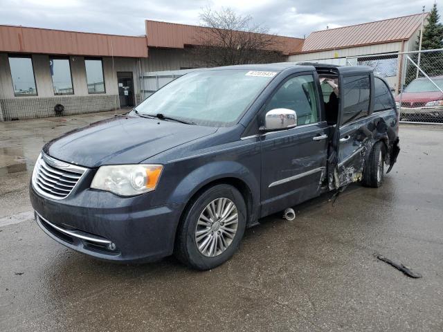 2C4RC1CG2DR768040 - 2013 CHRYSLER TOWN & COU TOURING L GRAY photo 1