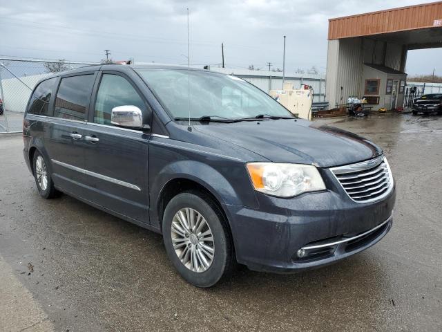 2C4RC1CG2DR768040 - 2013 CHRYSLER TOWN & COU TOURING L GRAY photo 4