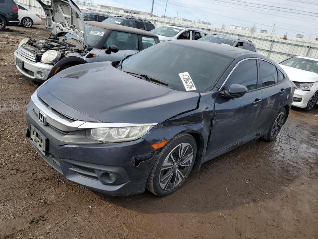 19XFC1F73GE022605 - 2016 HONDA CIVIC EXL BLUE photo 1