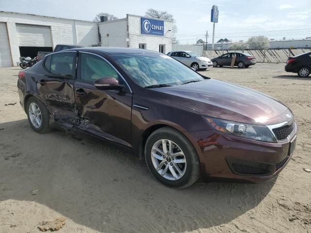 KNAGM4A78B5127460 - 2011 KIA OPTIMA LX BURGUNDY photo 4