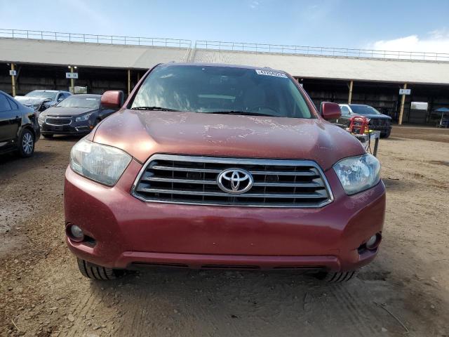 JTEDS43A382014607 - 2008 TOYOTA HIGHLANDER SPORT BURGUNDY photo 5