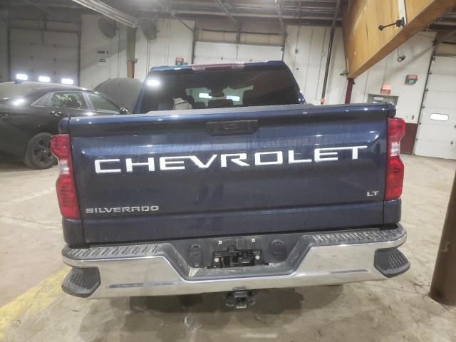 1GCPDKEKXNZ549734 - 2022 CHEVROLET SILVERADO K1500 LT-L BLUE photo 6