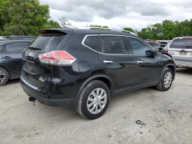 KNMAT2MT5GP637351 - 2016 NISSAN ROGUE S BLACK photo 3