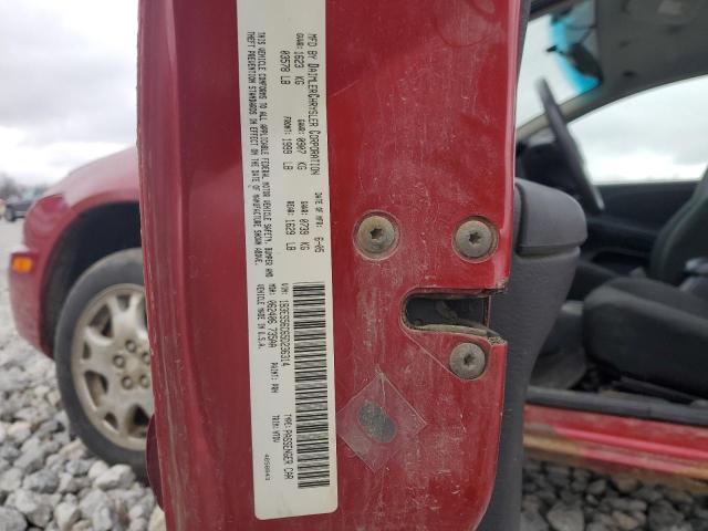 1B3ES56C65D236314 - 2005 DODGE NEON SXT RED photo 12