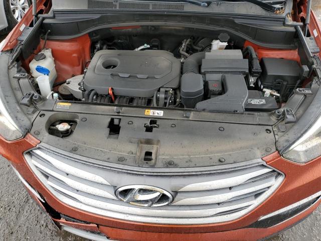 5XYZT3LB7HG492562 - 2017 HYUNDAI SANTA FE S ORANGE photo 11