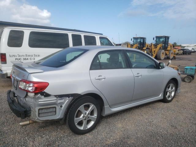 2T1BU4EE4CC841936 - 2012 TOYOTA COROLLA BASE SILVER photo 3