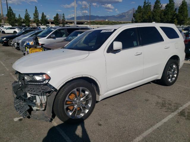 1C4RDHDG2KC684536 - 2019 DODGE DURANGO GT WHITE photo 1