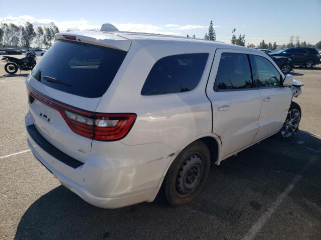 1C4RDHDG2KC684536 - 2019 DODGE DURANGO GT WHITE photo 3