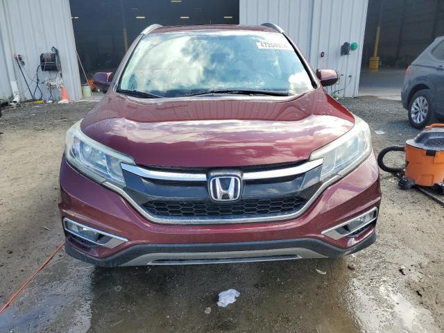 2HKRM3H72FH510229 - 2015 HONDA CR-V EXL MAROON photo 5