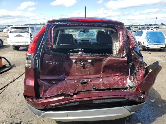 2HKRM3H72FH510229 - 2015 HONDA CR-V EXL MAROON photo 6