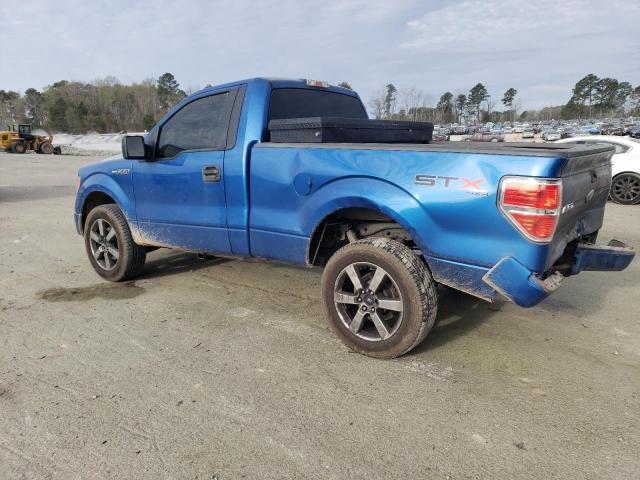 1FTMF1EW5AKC19299 - 2010 FORD F150 BLUE photo 2