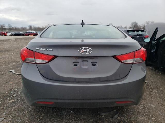 5NPDH4AE7CH101698 - 2012 HYUNDAI ELANTRA GLS GRAY photo 6