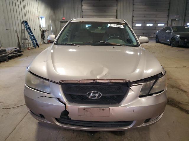 5NPEU46F97H185188 - 2007 HYUNDAI SONATA SE TAN photo 5